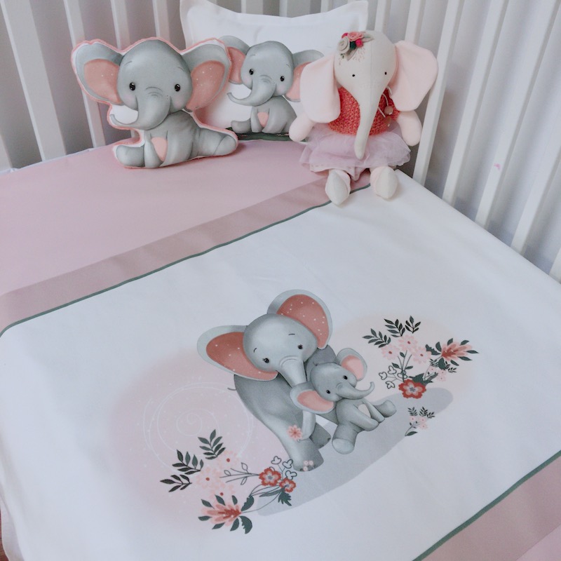 Parure de lit enfant éléphant - Formybabylove