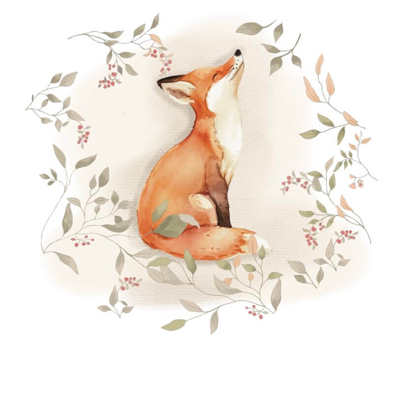 affiche enfant renard
