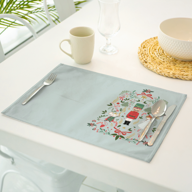 Napperon pour table avec motif de ballet casse-noisette